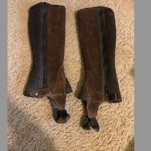 Ovation Suede Half Chaps Size S